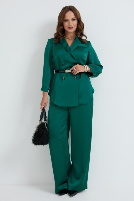 Костюм/комплект Твой Имидж 2272 двойка изумруд размер 48-52 #2