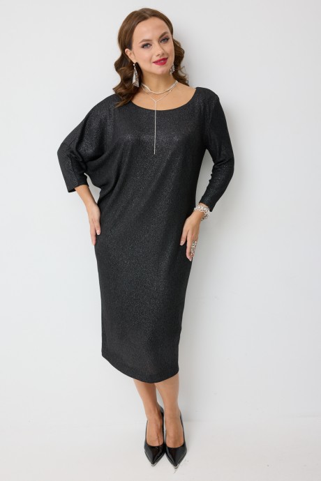 Вечернее платье Твой Имидж 2278 черный размер 52-60 #3