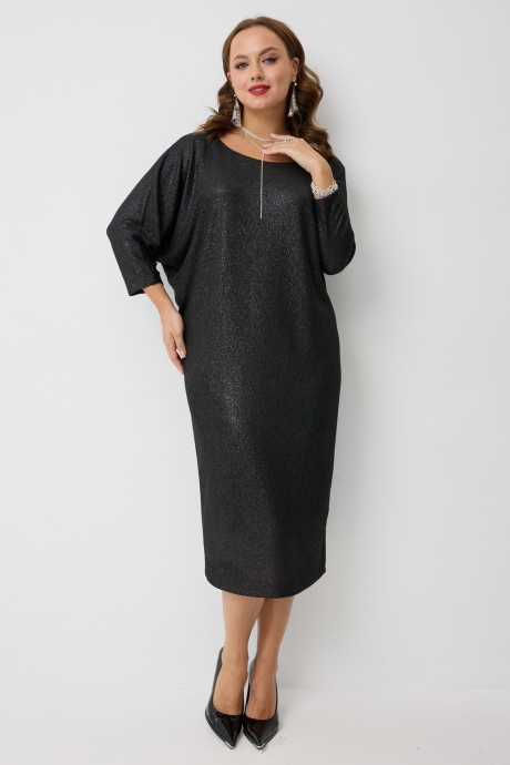 Вечернее платье Твой Имидж 2278 черный размер 52-60 #4