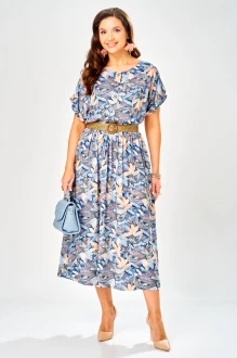Платье Твой Имидж 2396 голубое