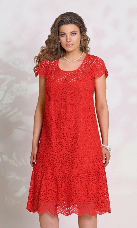 Платье Vittoria Queen 9003 -1 красный размер 50-58 #1