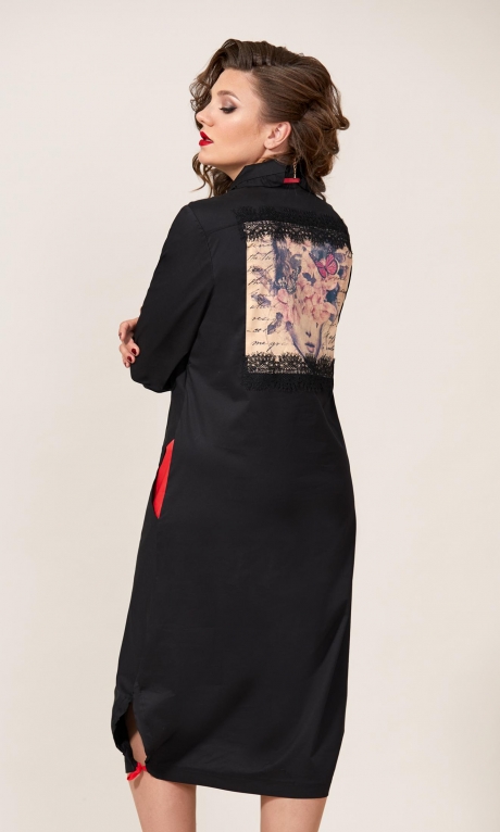 Платье Vittoria Queen 9533 черный размер 52-60 #2