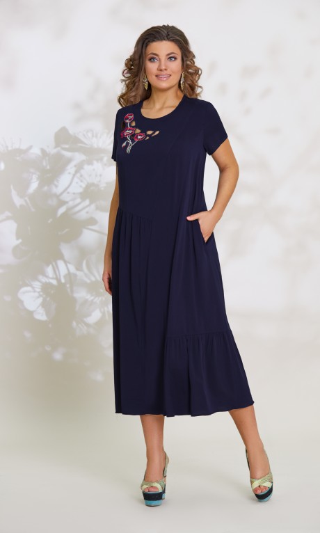 Платье Vittoria Queen 12253 -2 синий размер 64-68 #1