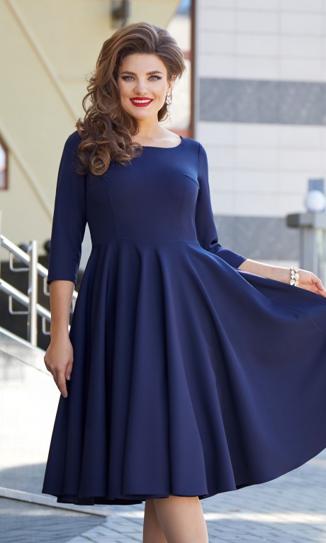 Платье Vittoria Queen 12923/1 т. синий размер 44-54 #1