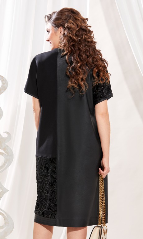 Вечернее платье Vittoria Queen 13483 чёрный размер 52-62 #2