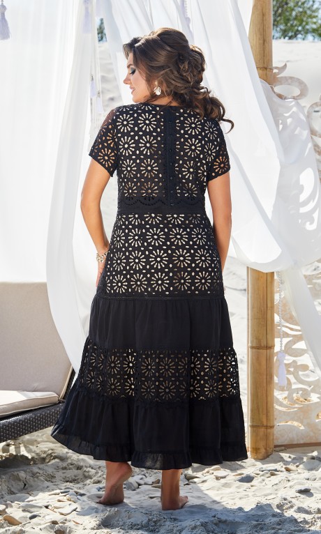 Вечернее платье Vittoria Queen 12773 черный размер 52-62 #2