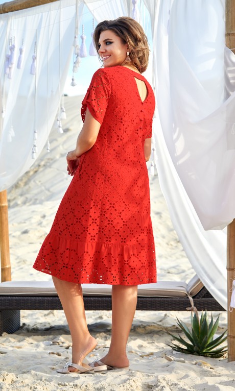 Платье Vittoria Queen 12503 красный размер 48-58 #3