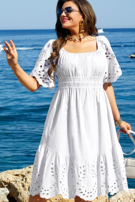 Платье Vittoria Queen 15453 белый размер 50-60 #1