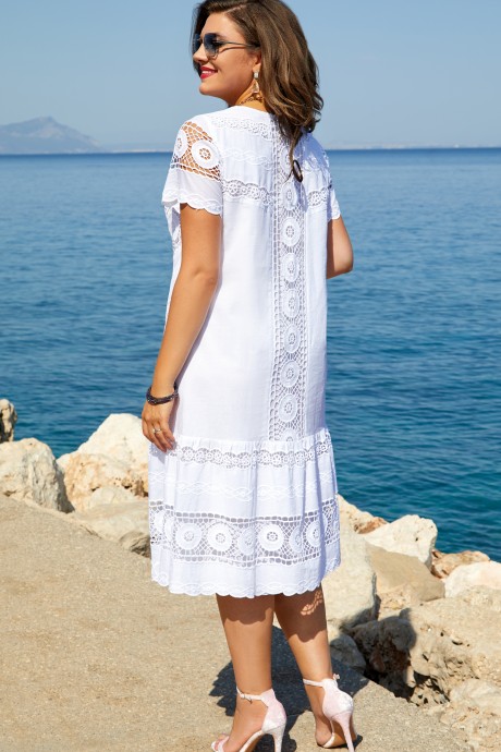 Платье Vittoria Queen 15313 /1 белый размер 50-60 #3