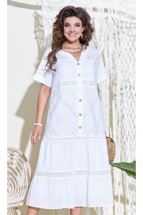 Платье Vittoria Queen 16263 белый размер 52-62 #1