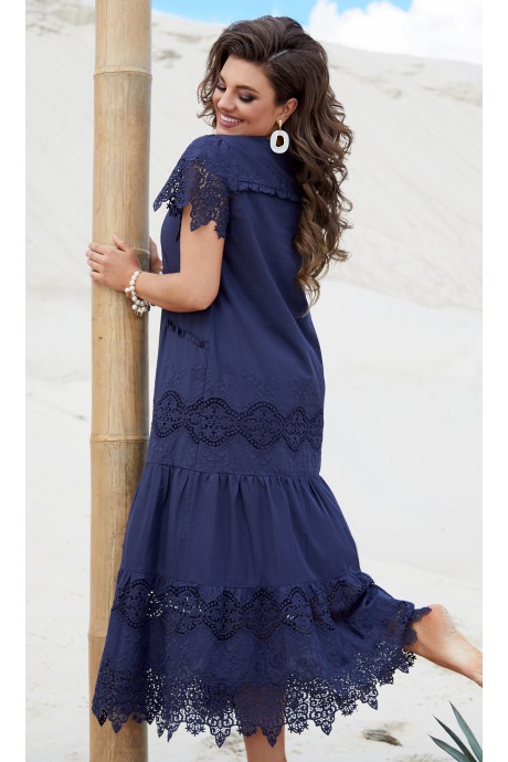 Платье Vittoria Queen 16483 темно-синий размер 48-62 #2