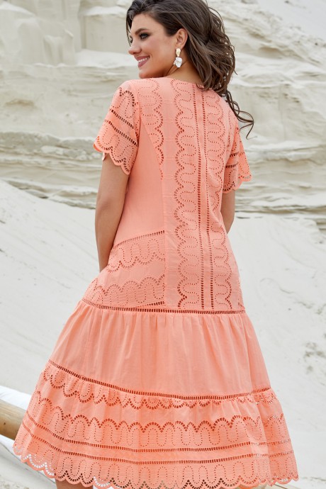 Платье Vittoria Queen 16493 оранжевый размер 52-62 #2