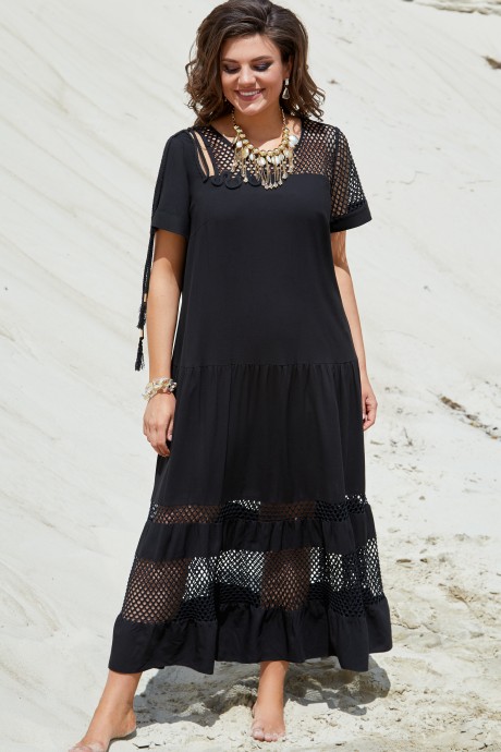 Платье Vittoria Queen 16453 черный размер 52-62 #1