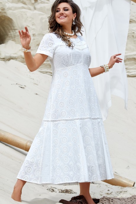 Платье Vittoria Queen 16363 белый размер 50-60 #1