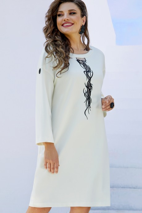Платье Vittoria Queen 16913 молочный размер 50-60 #2