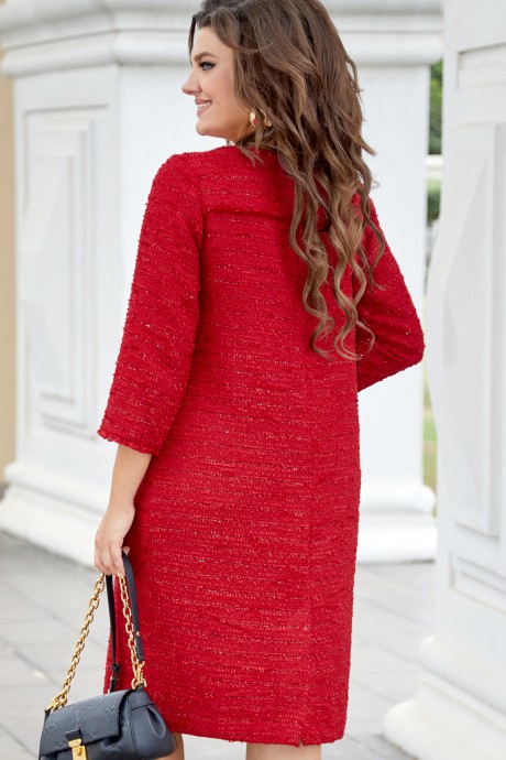 Вечернее платье Vittoria Queen 17463 красный размер 52-62 #2