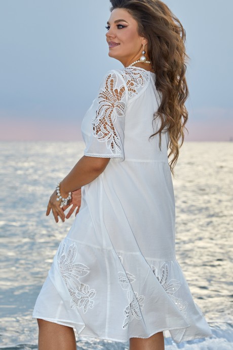 Платье Vittoria Queen 18043 белый размер 50-60 #3