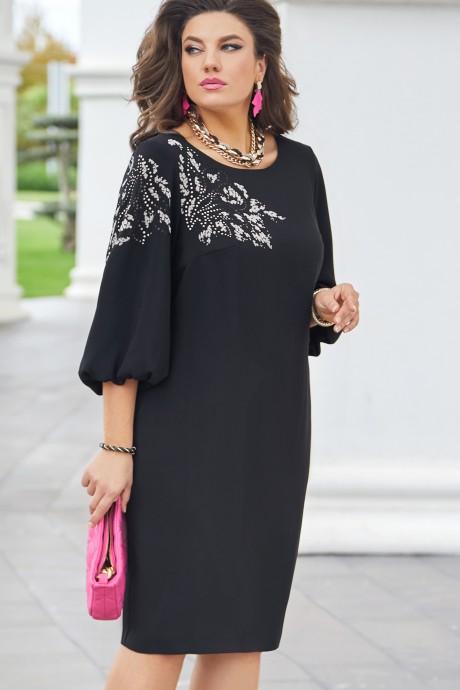 Вечернее платье Vittoria Queen 20253 черный размер 50-60 #1
