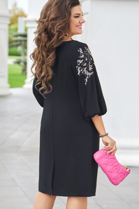 Вечернее платье Vittoria Queen 20253 черный размер 50-60 #2