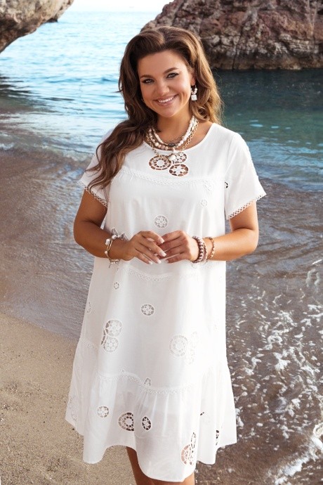 Платье Vittoria Queen 21023 белый размер 50-60 #2