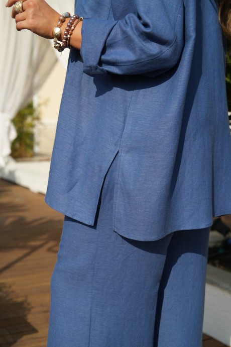 Костюм/комплект Vittoria Queen 20653 -1 синий джинс размер 50-60 #5