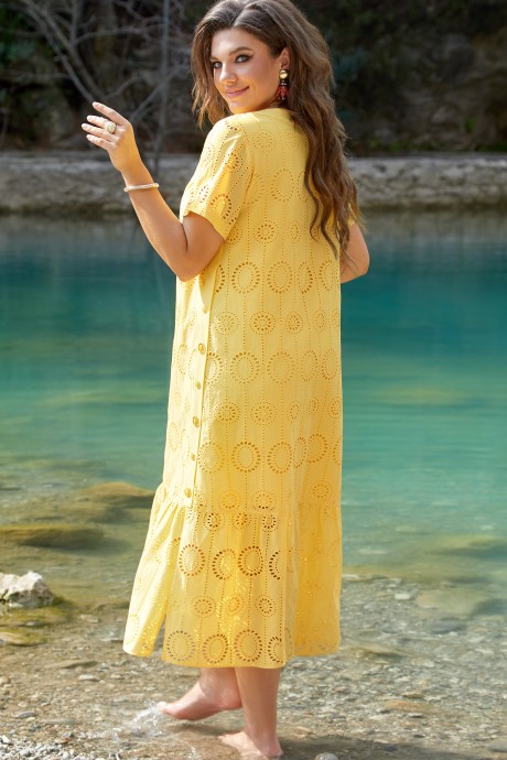 Платье Vittoria Queen 21133 желтый размер 52-62 #3