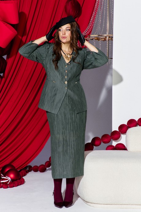 Костюм/комплект Vittoria Queen 27533 двойка темно-зеленый размер 50-60 #2