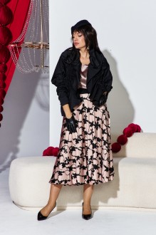 Костюм/комплект Vittoria Queen 27583 тройка черный бежевый #1