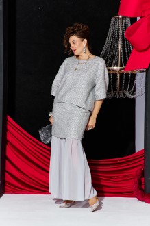 Костюм/комплект Vittoria Queen 27573 /1  двойка серебристый #1