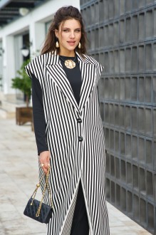 Жилетка Vittoria Queen 27173ж черно-белый