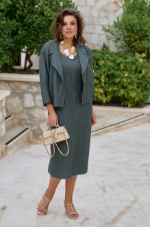 Юбочный костюм Vittoria Queen 28873 двойка темно-зеленый
