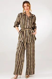 Брючный костюм FauFilure С1567 двойка хаки