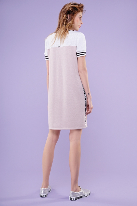 Платье MAX 462 молочно-розовый размер 42-46 #3