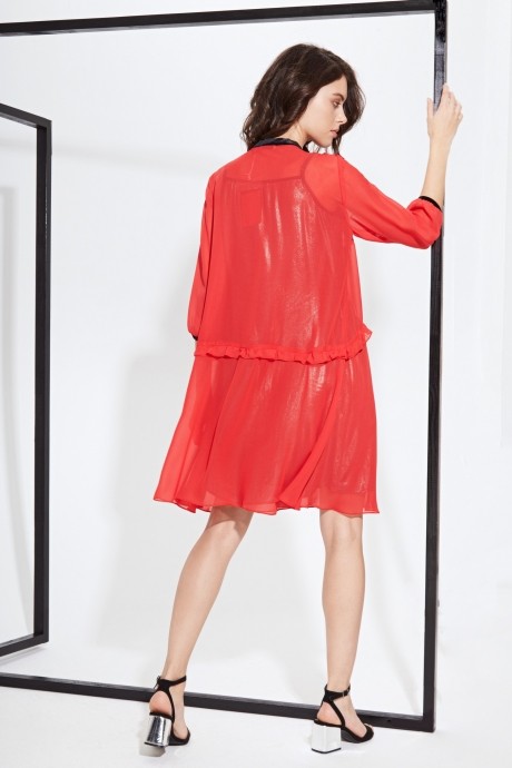 Вечернее платье MAX 547R красный размер 42-48 #2