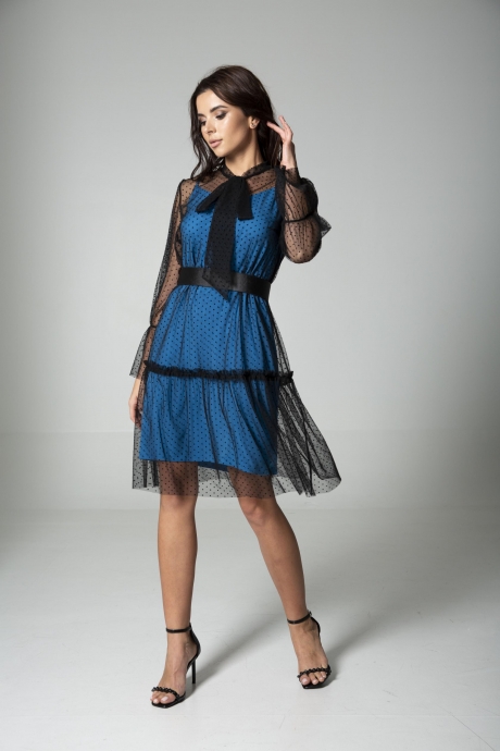 Вечернее платье MAX 766 голубой размер 44-48 #2