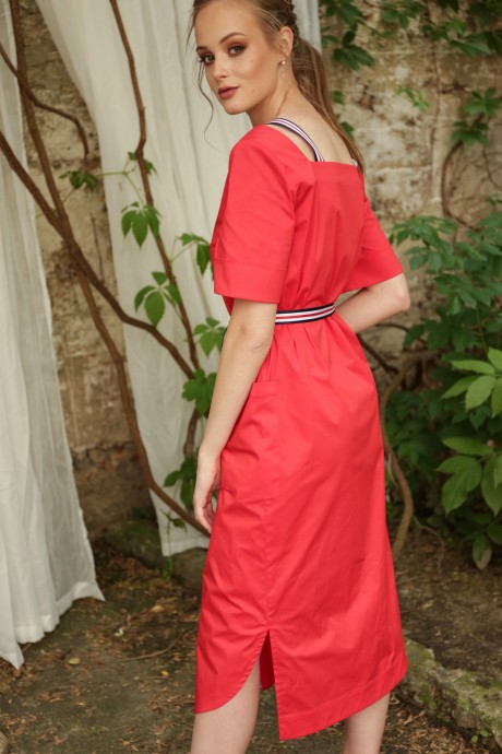 Платье MAX 4-009 красный размер 42-58 #3