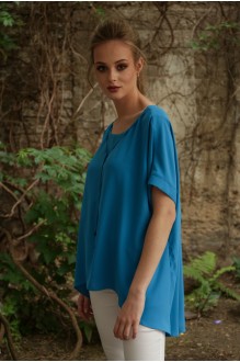 Блузка MAX 1-058 голубой #1