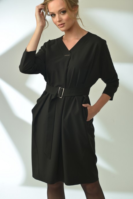 Платье MAX 4-020 черный размер 42-56 #4