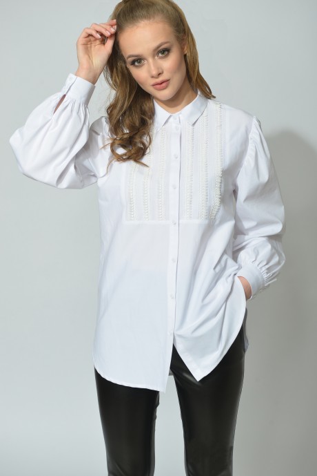 Рубашка MAX 1-018 белый размер 42-58 #1