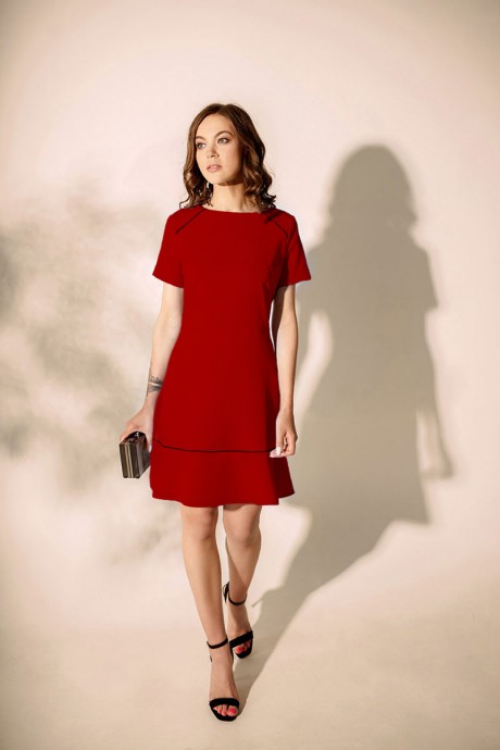 Платье MAX 4-024 красный размер 42-48 #1