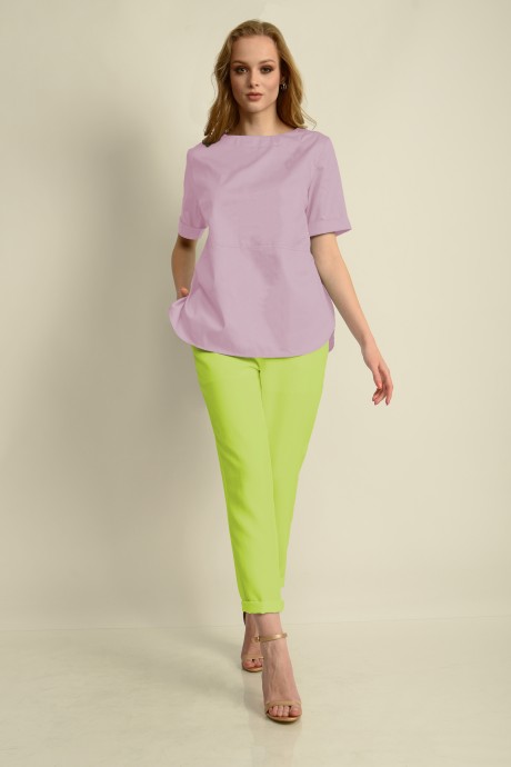Блузка MAX 1-061 розовый размер 42-54 #1