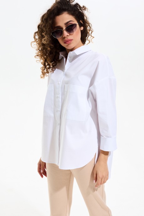Рубашка MAX 1-049 белый размер 42-58 #1