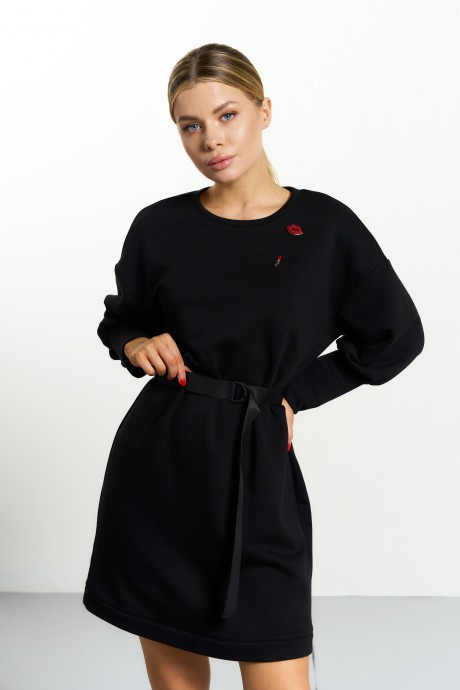 Платье MAX 4-074 черный размер 42-52 #2