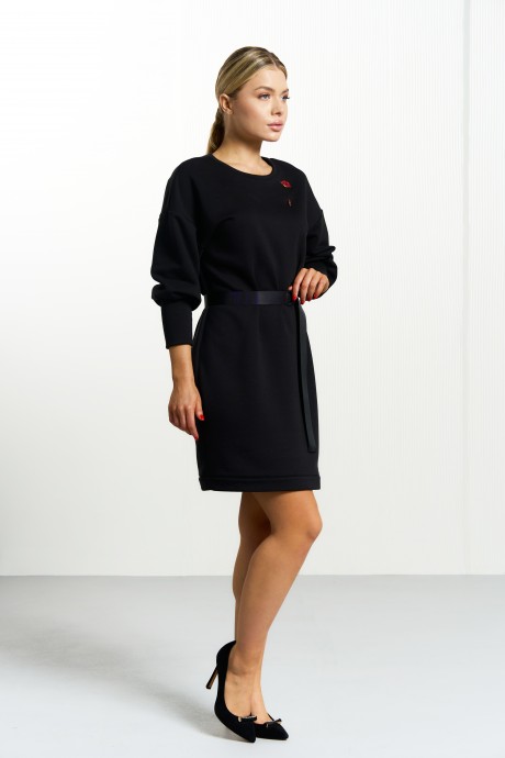 Платье MAX 4-074 черный размер 42-52 #3