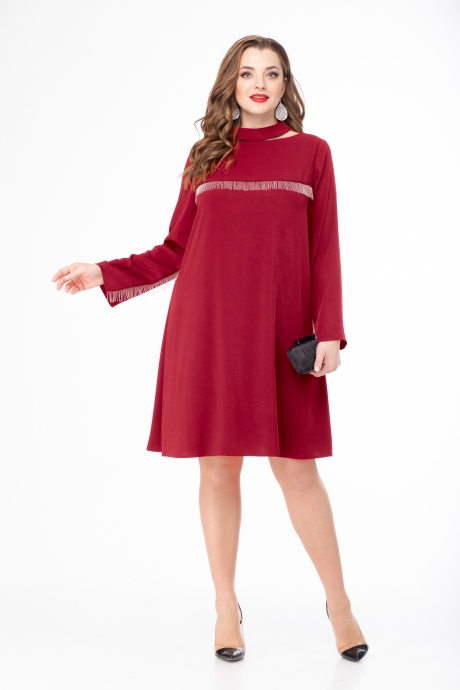 Вечернее платье Gold Style 2407 красный размер 52-58 #1