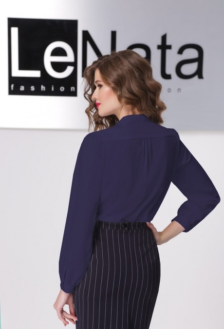 Блузка, туника, рубашка LeNata 11589 т.синий размер 44-54 #2
