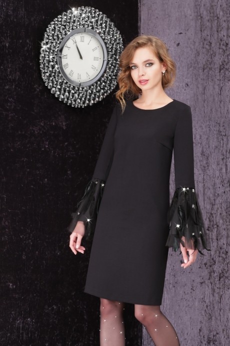 Вечернее платье LeNata 11826 чёрный размер 44-48 #1