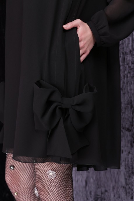 Вечернее платье LeNata 11836 черный размер 44-54 #5