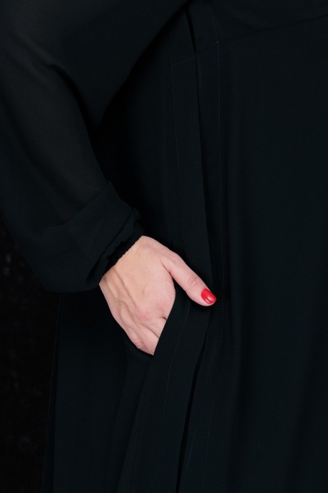 Платье LeNata 11848 черный размер 44-54 #3