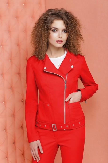 Куртка LeNata 11878 красный размер 44-54 #1